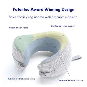 Cushion Lab Travel Pillow, Award-Winning Comfort for Travel