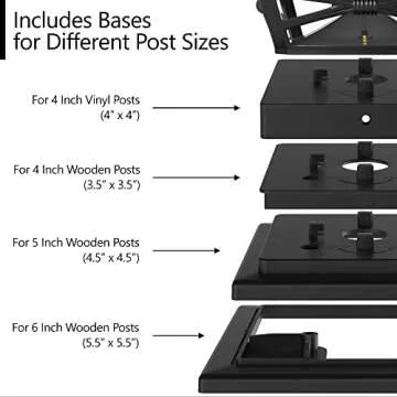 Davinci Solar Outdoor Post Cap Lights - 8 Pack