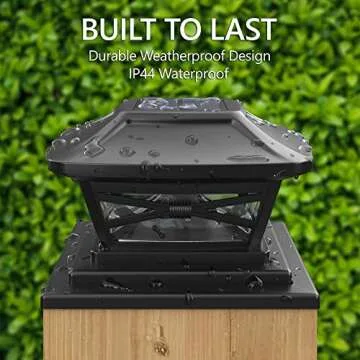 Davinci Solar Outdoor Post Cap Lights - 8 Pack