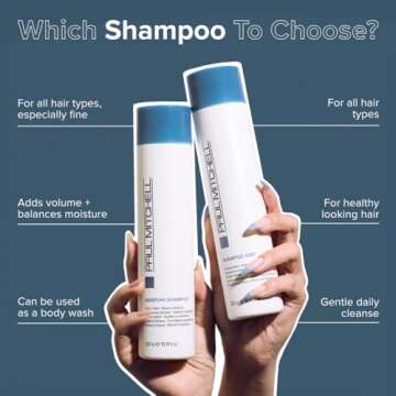 Paul Mitchell Awapuhi Shampoo, Original Wash, Balances Moisture, For All Hair Types, 16.9 Fl Oz