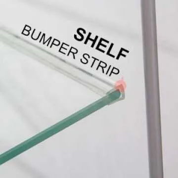 JT Glass Display Cabinet 4 Shelves with Door, Easy to Install, Solid Tempered Glass, Floor Standing Curio Bookshelf for Living Room Bedroom Office (Black)