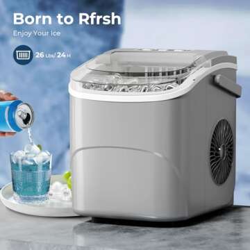 Antarctic Star Countertop Ice Maker - Efficient, Portable, and Easy to Use