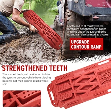 Bunker Offroad Traction Boards with Jack Lift Base