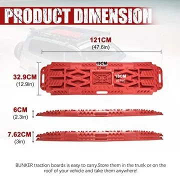 Bunker Offroad Traction Boards with Jack Lift Base