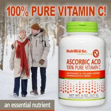 NutriBiotic Ascorbic Acid Vitamin C Powder | 2000 Mg