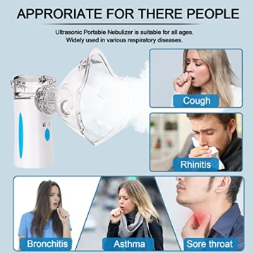 Portable Rechargeable Nebulizer for Adults and Kids