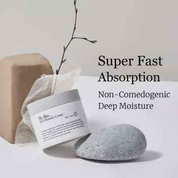 Dr. Bio Eco Moisture Cream 300g | Daily Moisturizer for Face and Body | Dry Skin Cream Face Hydrating Moisturizer for All Skin Types w/Shea Butter, Ceramide & Rose Water | Korean Skin Care Products