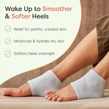 ZenToes Sleep Socks with Vitamin E for Dry Heels - 2 Pair