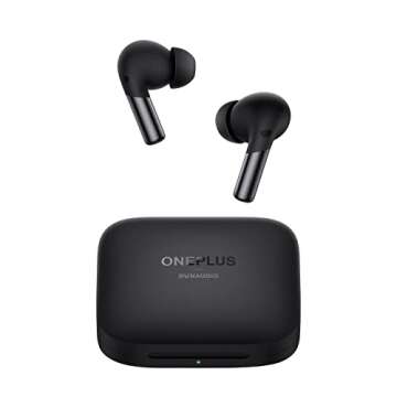 OnePlus Buds Pro 2 - Obsidian Black - Audiophile-Grade Sound Quality Co-Created with Dynaudio, Best-...