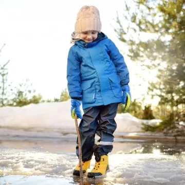 Azarxis Kids Waterproof Winter Gloves for Snow Fun