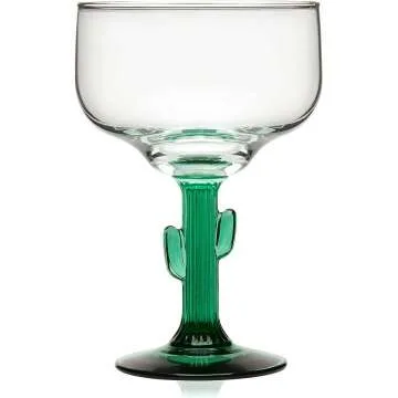 Libbey Cactus Margarita Glasses Set of 4 - 16oz Fun