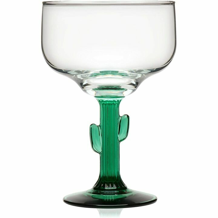 Libbey Cactus Margarita Glasses Set of 4 - 16oz Fun