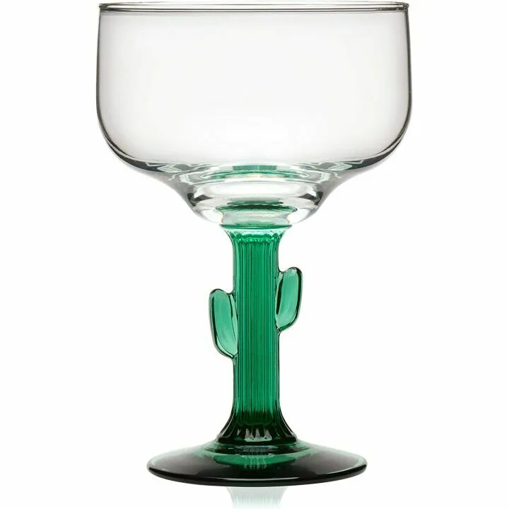 Libbey Cactus Margarita Glasses Set of 4 - 16oz Fun