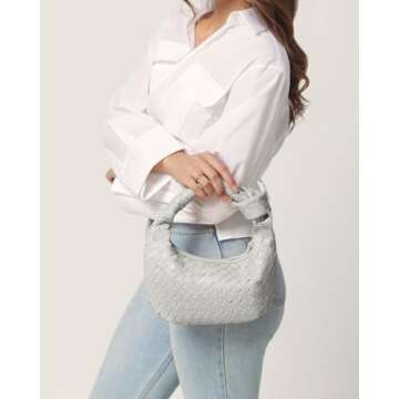 Woven Hobo Bag - Stylish Eco-Friendly Handbag for Women