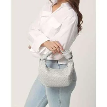 Woven Hobo Bag - Stylish Eco-Friendly Handbag for Women