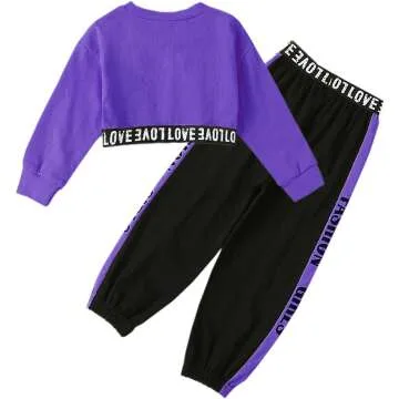 Betusline Girls Fall Winter 2 Piece Outfits 4T-14