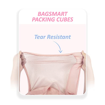 BAGSMART Packing Cubes Set - Organize Your Travel Luggage