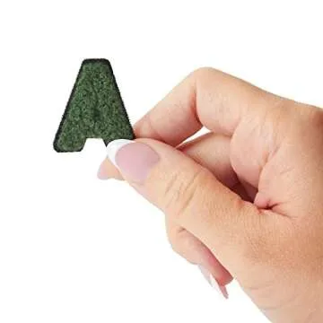 Bright Creations 52 Pieces Iron On Letters for Clothing, 2 Sets A-Z Chenille Letter Patches for Jackets & Denim, 5 Colors (1 Inch)