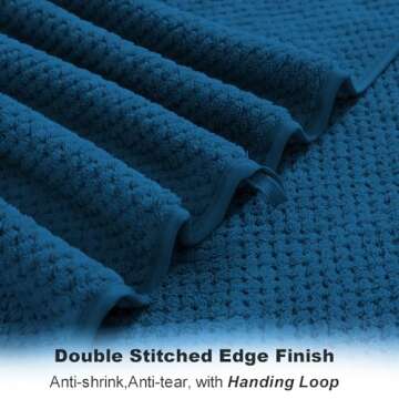 Extra Large Microfiber Bath Towels Set - Quick Dry, Super Soft