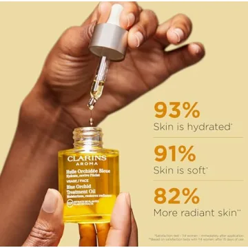 Clarins Blue Orchid Face Oil for Radiant Hydration