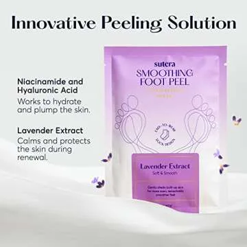 Sutera Smoothing Foot Peel Mask Socks for Silky Feet