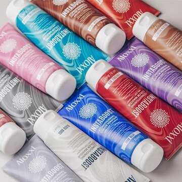 ALOXXI InstaBoost Color Depositing Conditioner Mask – Instant Temporary Hair Color Dye - Hair Color Masque for Deep Conditioning, Gluten free, 6.8 fl. oz.