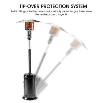 LEGACY HEATING 88" Outdoor Patio Heater - 47000 BTU