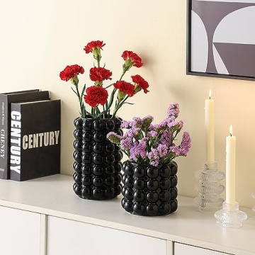 Beautiful YANWE1 Bubble Vases Set for Home Decor