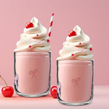 Skylety Bow Icon Juice Glass Coquette Cup Set for Stylish Drinks