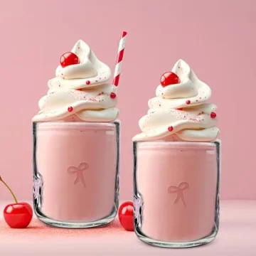 Skylety Bow Icon Juice Glass Coquette Cup Set for Stylish Drinks