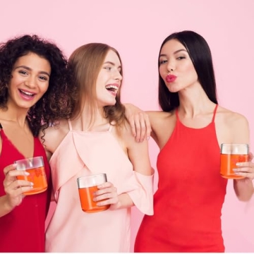 Skylety Bow Icon Juice Glass Coquette Cup Set for Stylish Drinks