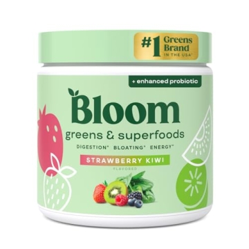 Bloom Nutrition Greens and Superfoods Powder for Digestive Health, Energy Boost, and Gut Support
