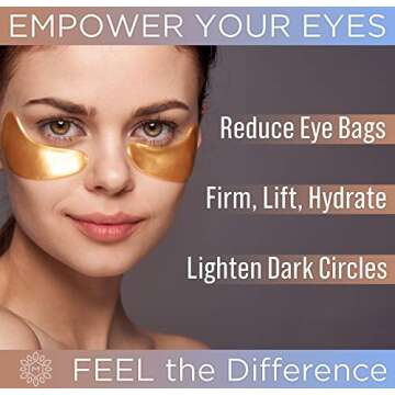 Luxury Gold Under Eye Patches for Dark Circles & Puffiness