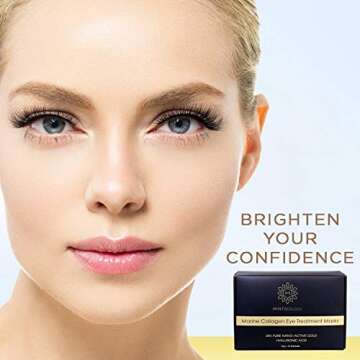 Luxury Gold Under Eye Patches for Dark Circles & Puffiness