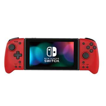 Hori Nintendo Switch Split Pad Pro (Red) Ergonomic Controller for Handheld Mode - Officially License...