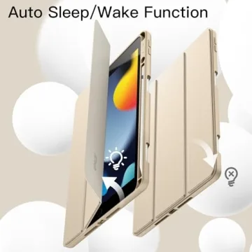 JETech iPad 10.2 Case with Pencil Holder and Auto-Wake