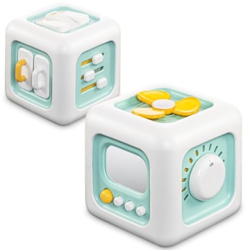 SOCBTNSO Busy Cube Toy for Toddlers - Sensory Fun & Learning