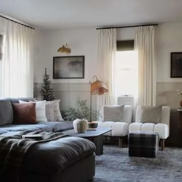 HOMERILLA Pinch Pleated Curtains 96 Inches Long,Unlined Room Darkening Drapes for Living Room,Lille Linen Pinch Pleated Curtains for Sliding Glass Door,W52 x L96,White,1 Panel.