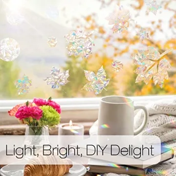 rabbitgoo Rainbow Window Film for Style and Privacy