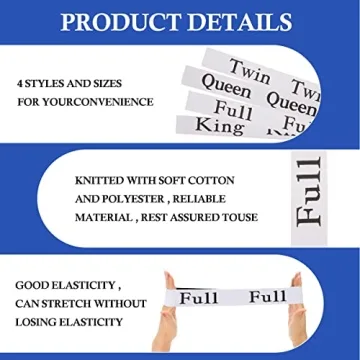 20-Piece Bed Sheet Organizer Bands for effective closet organization