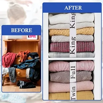 20-Piece Bed Sheet Organizer Bands for effective closet organization