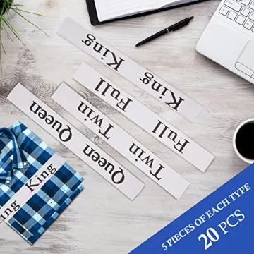 20-Piece Bed Sheet Organizer Bands for effective closet organization