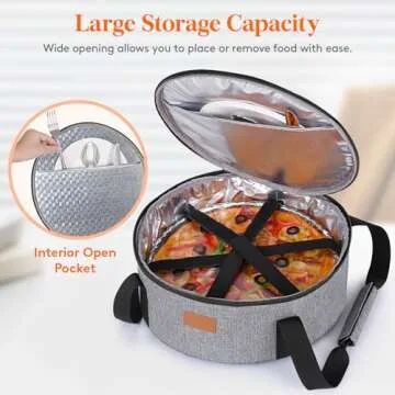 Lifewit Round Insulated Casserole Carrier for Easy Transport