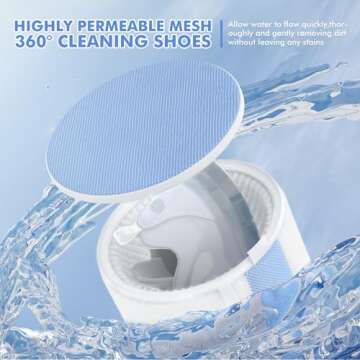 Teletrogy 2 Pcs Shoe Washing Machine Bags, Laundry Bag for Shoe Washer and Dryer, Reusable Shoe Clea...