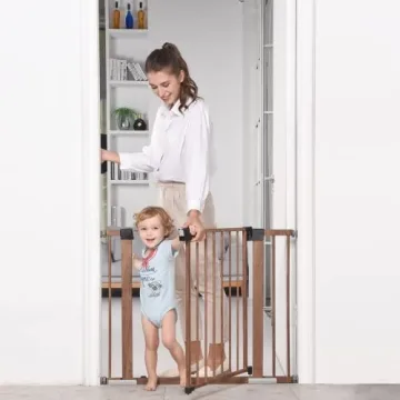 BABELIO Baby Gate: Stylish Metal Gate for Babies and Pets