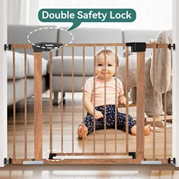 BABELIO Baby Gate: Stylish Metal Gate for Babies and Pets