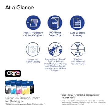 Epson XP-4200 Wireless All-in-One Printer for Home