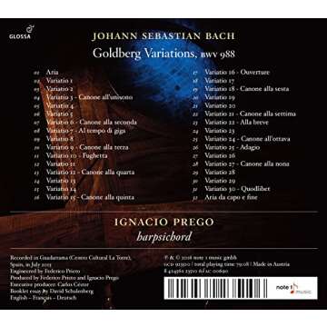 Johann Sebastian Bach: Goldberg Variations