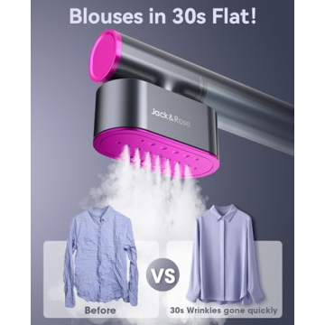 Dual Voltage Travel Steamer 15s Heat Up 2-in-1 Steamer Iron