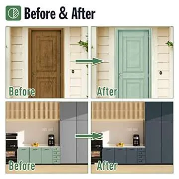 DWIL Matte Finish Furniture Paint - 5 Oz Wood Paint for Cabinets, Doors, Tables, and Dressers Refinishing - Water-Based, Non-Toxic & Odorless, Easy to Apply(Blue Grey)-Trial Pack